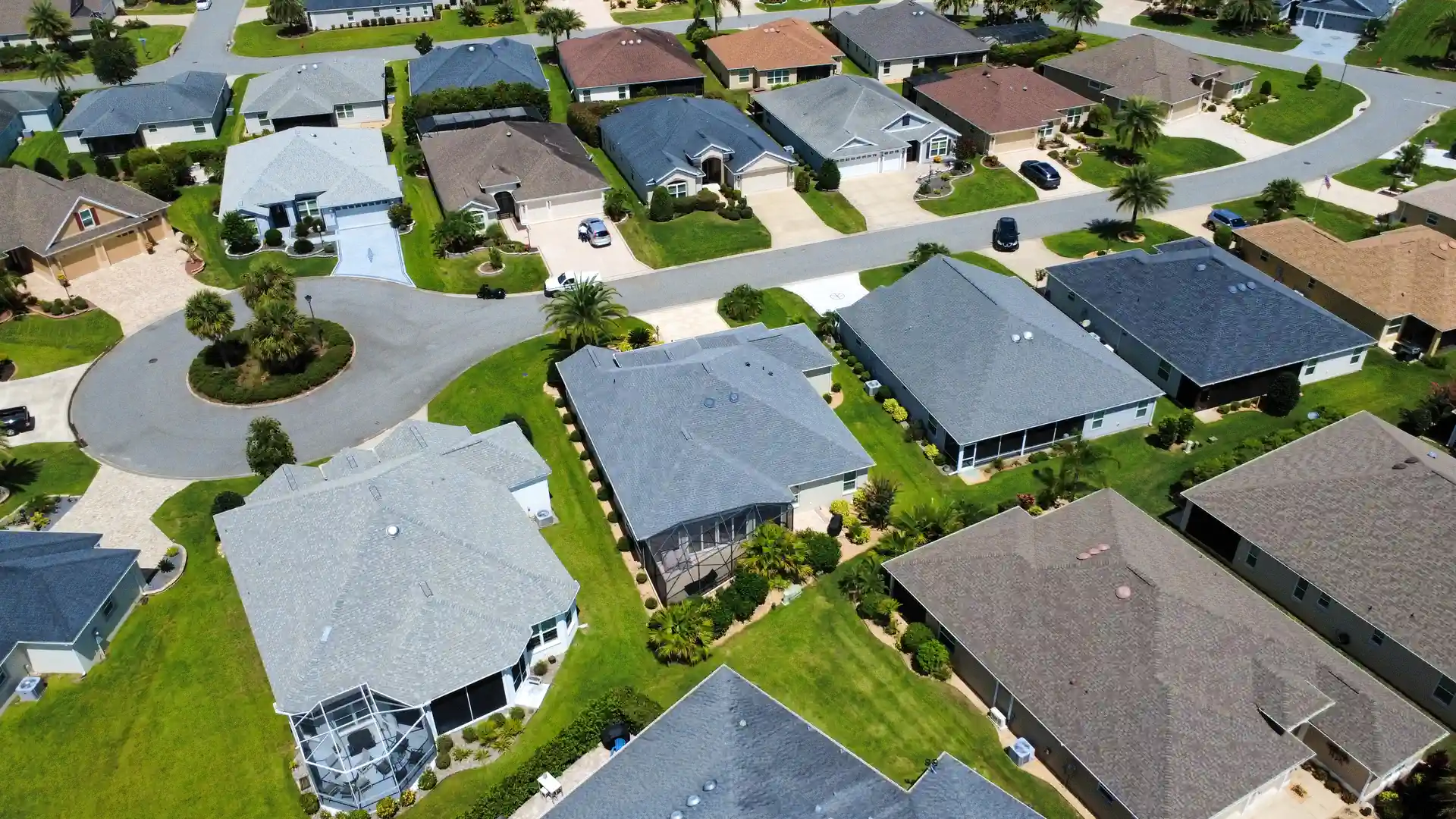 Cul-de-Sac Community Aerial