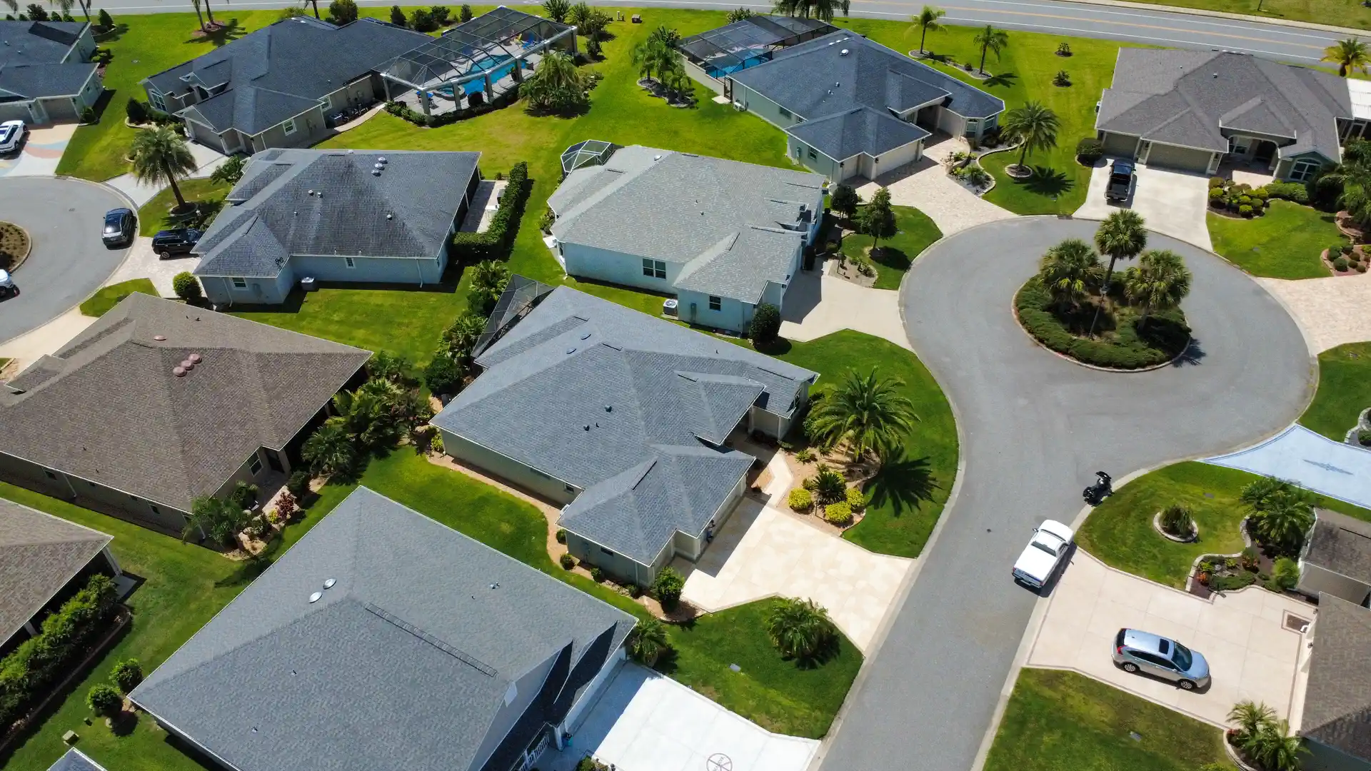 Subdivision & Rooftop Aerial